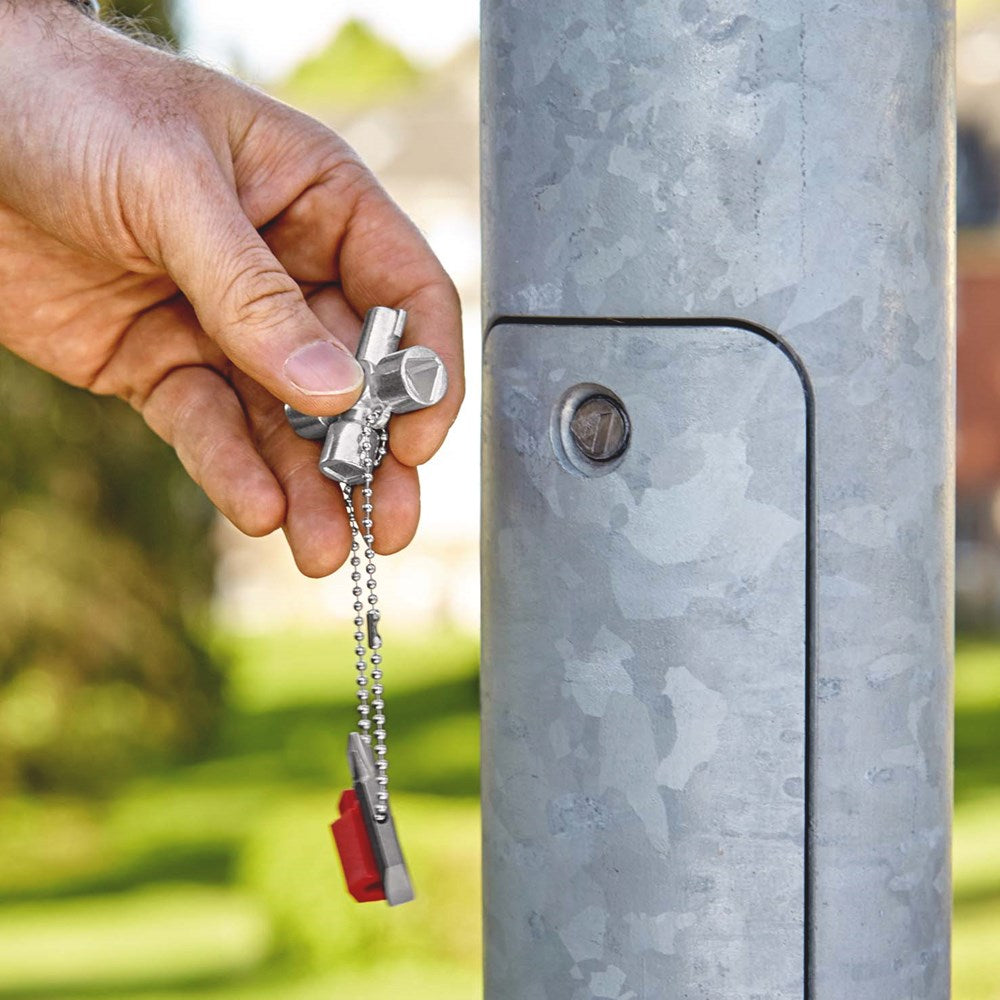 KNIPEX 00 11 02 Schakelkastsleutel voor alle standaard schakelkasten en afsluitsystemen 44 mm-3