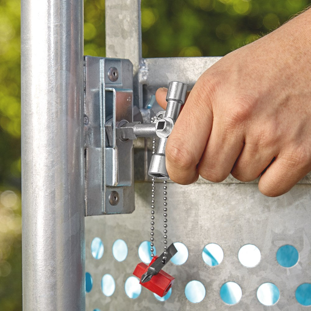 KNIPEX 00 11 04 Profi-Key voor alle standaard afsluitsystemen 90 mm (zelfbedieningskaart/blister)-4