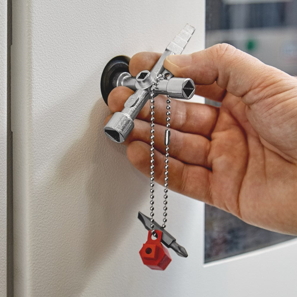 KNIPEX 00 11 04 Profi-Key voor alle standaard afsluitsystemen 90 mm (zelfbedieningskaart/blister)-5