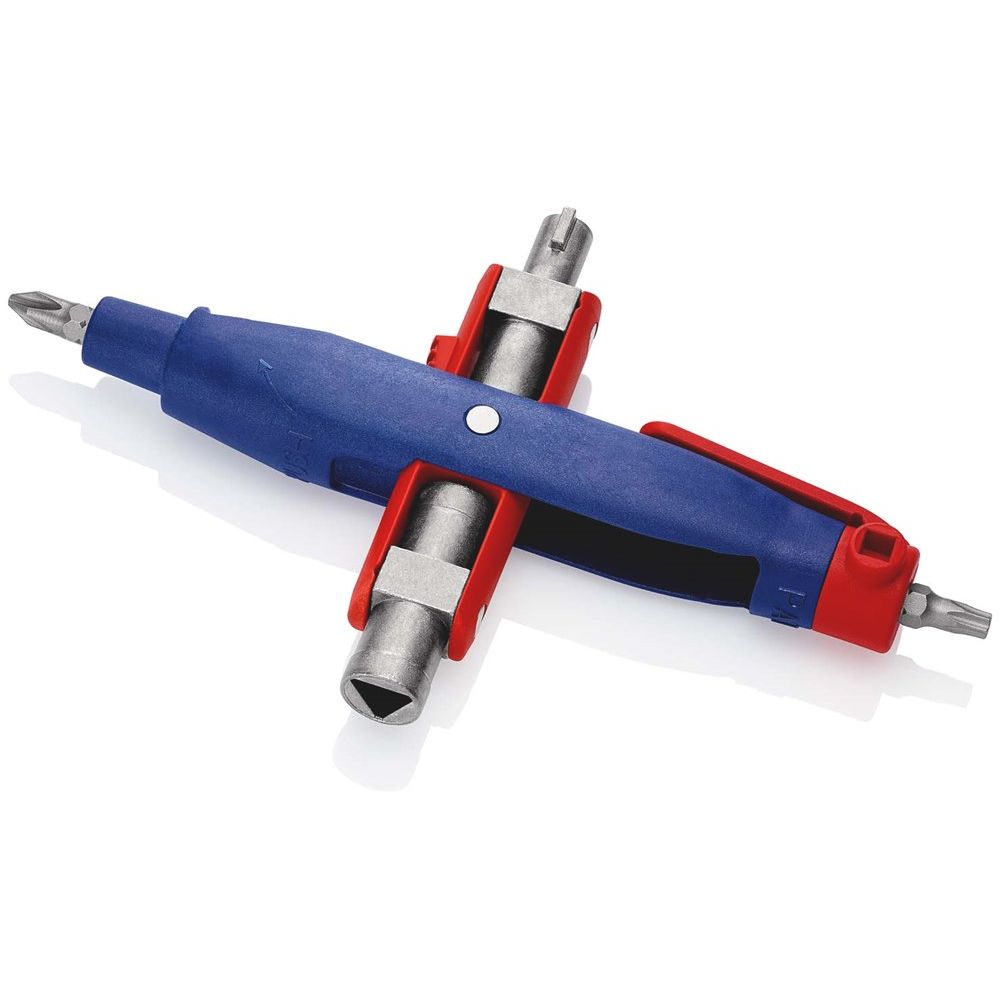 KNIPEX 00 11 07 Stiftschakelkastsleutel voor alle standaard schakelkasten en afsluitsystemen 145 mm-0