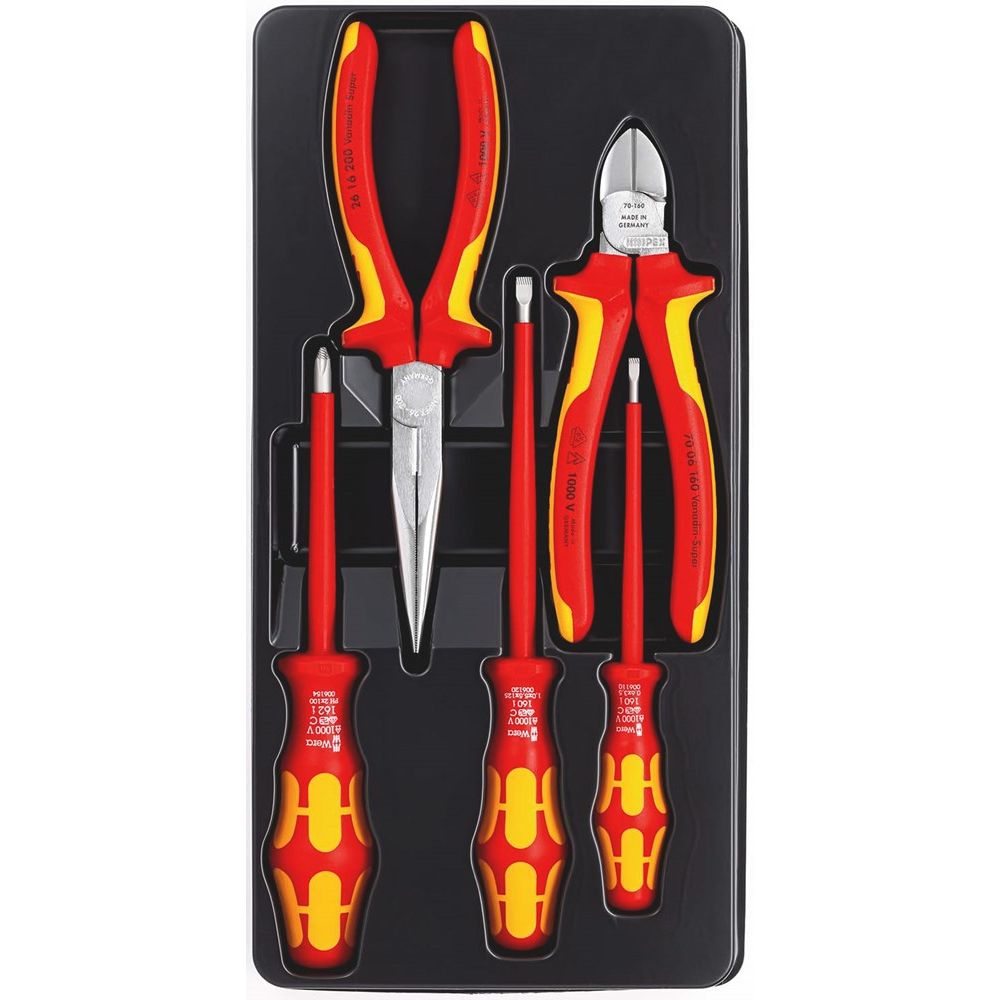 KNIPEX 00 20 13 VDE-gereedschaps-set 5-delig-2
