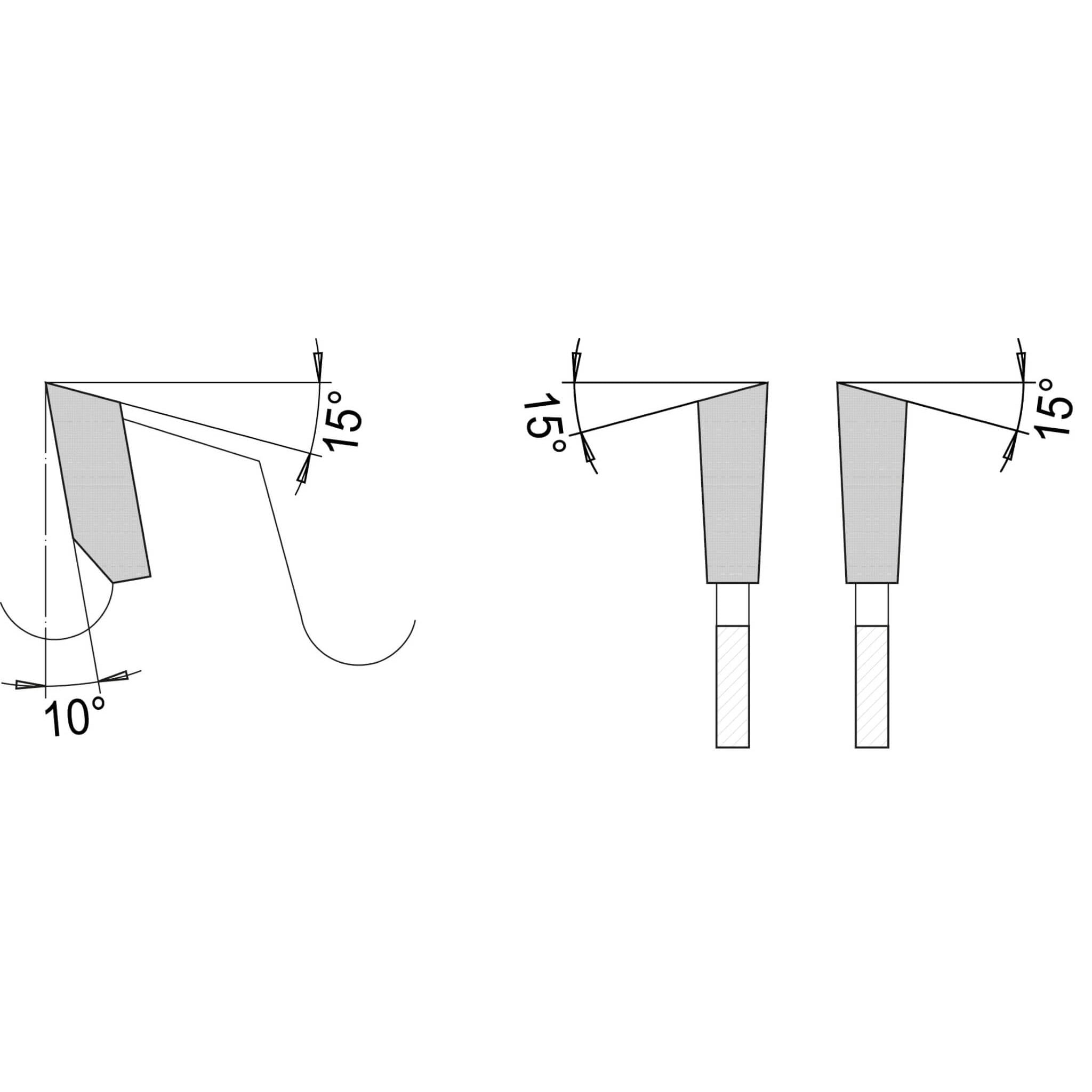 Zaagblad t.b.v. thermoplast Ø 250 mm, asgat 30 mm, B=1,50 mm, Z=80 Wisseltand, HW