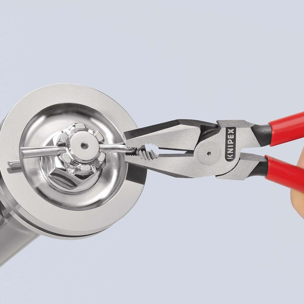KNIPEX 02 01 225 Kracht-Kombitang met kunststof bekleed zwart geatramenteerd 225 mm-6