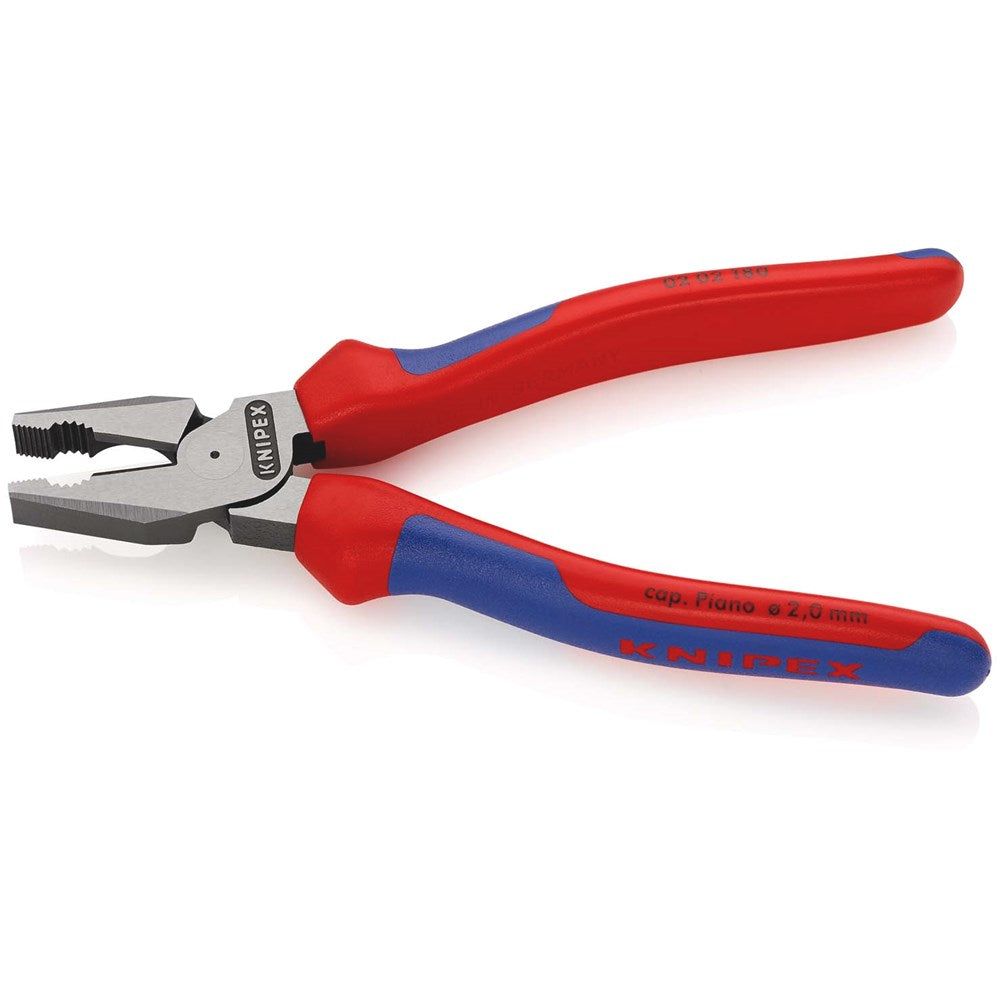 KNIPEX 02 02 180 Kracht-Kombitang met meer-componentengrepen zwart geatramenteerd 180 mm-2