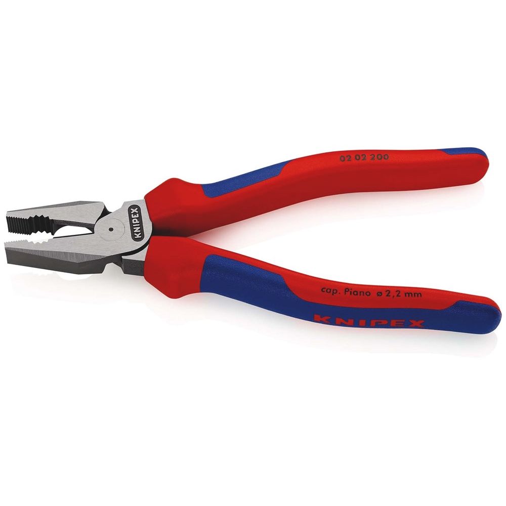 KNIPEX 02 02 200 Kracht-Kombitang met meer-componentengrepen zwart geatramenteerd 200 mm-2