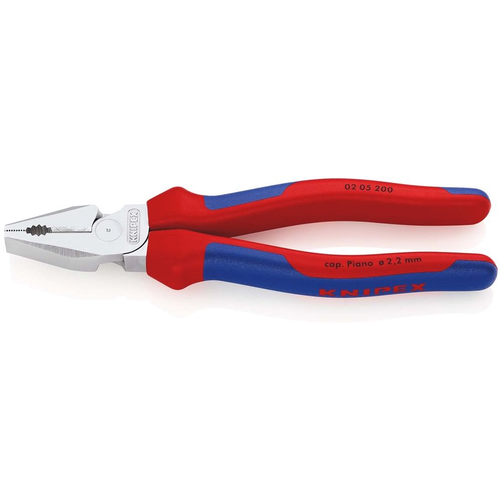 KNIPEX 02 05 200 Kracht-Kombitang met meer-componentengrepen verchroomd 200 mm-0