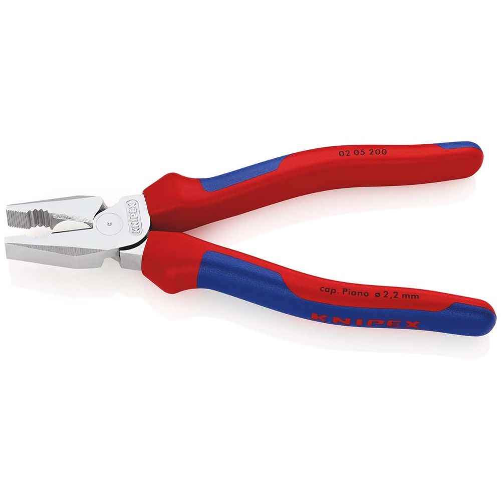 KNIPEX 02 05 200 Kracht-Kombitang met meer-componentengrepen verchroomd 200 mm-2