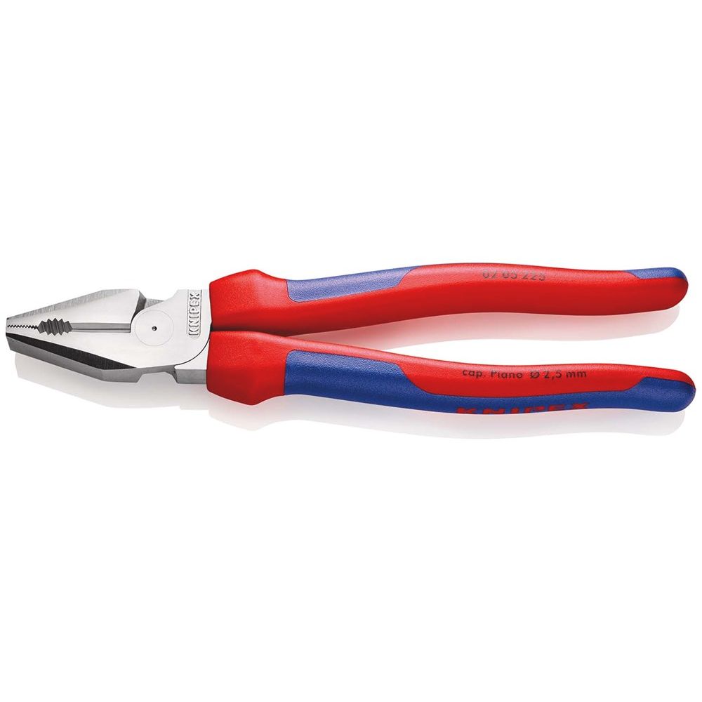 KNIPEX 02 05 225 Kracht-Kombitang met meer-componentengrepen verchroomd 225 mm-0