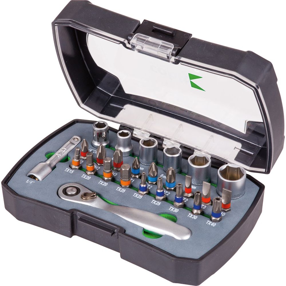 Set bits, doppen, bith. en ratel 26-del.-0