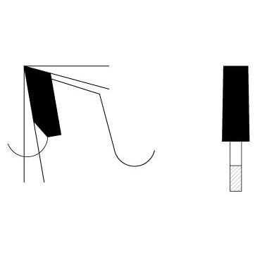 Boardline Voorritszaagblad Ø 180 mm, asgat 20 mm, B=5,8-6,6 mm, Z=36 F Kon., HW
