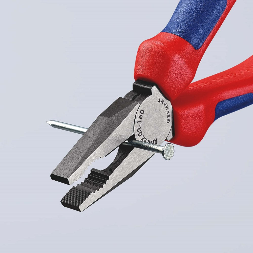 KNIPEX 03 02 160 Kombitang met meer-componentengrepen zwart geatramenteerd 160 mm-3