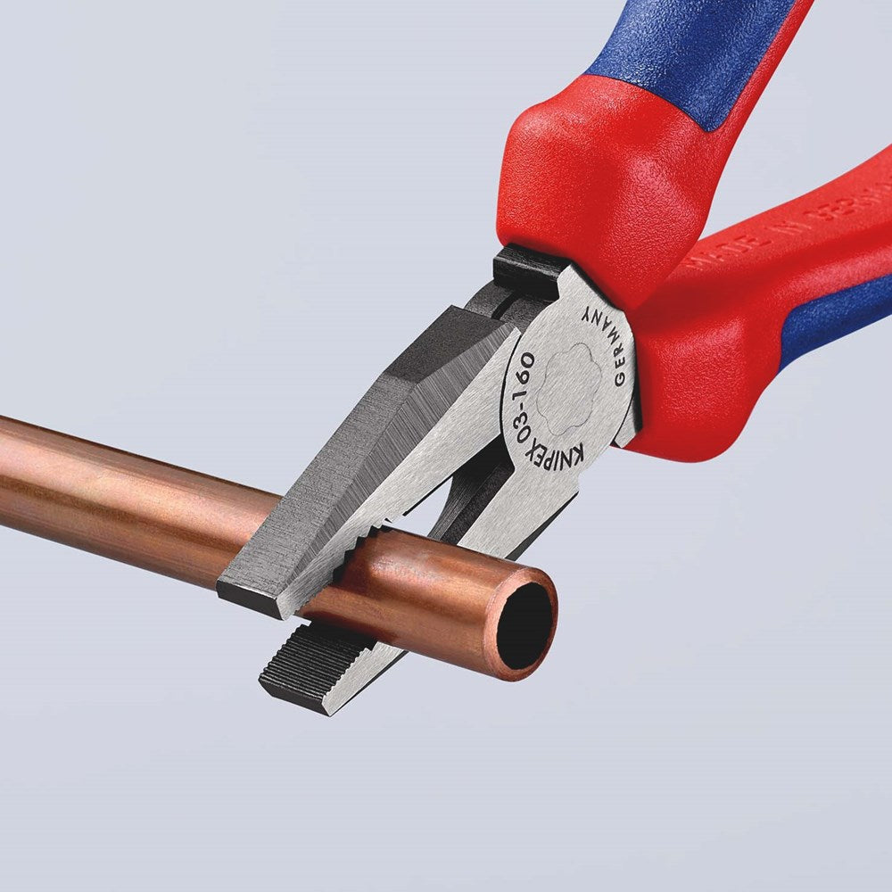 KNIPEX 03 02 160 Kombitang met meer-componentengrepen zwart geatramenteerd 160 mm-5
