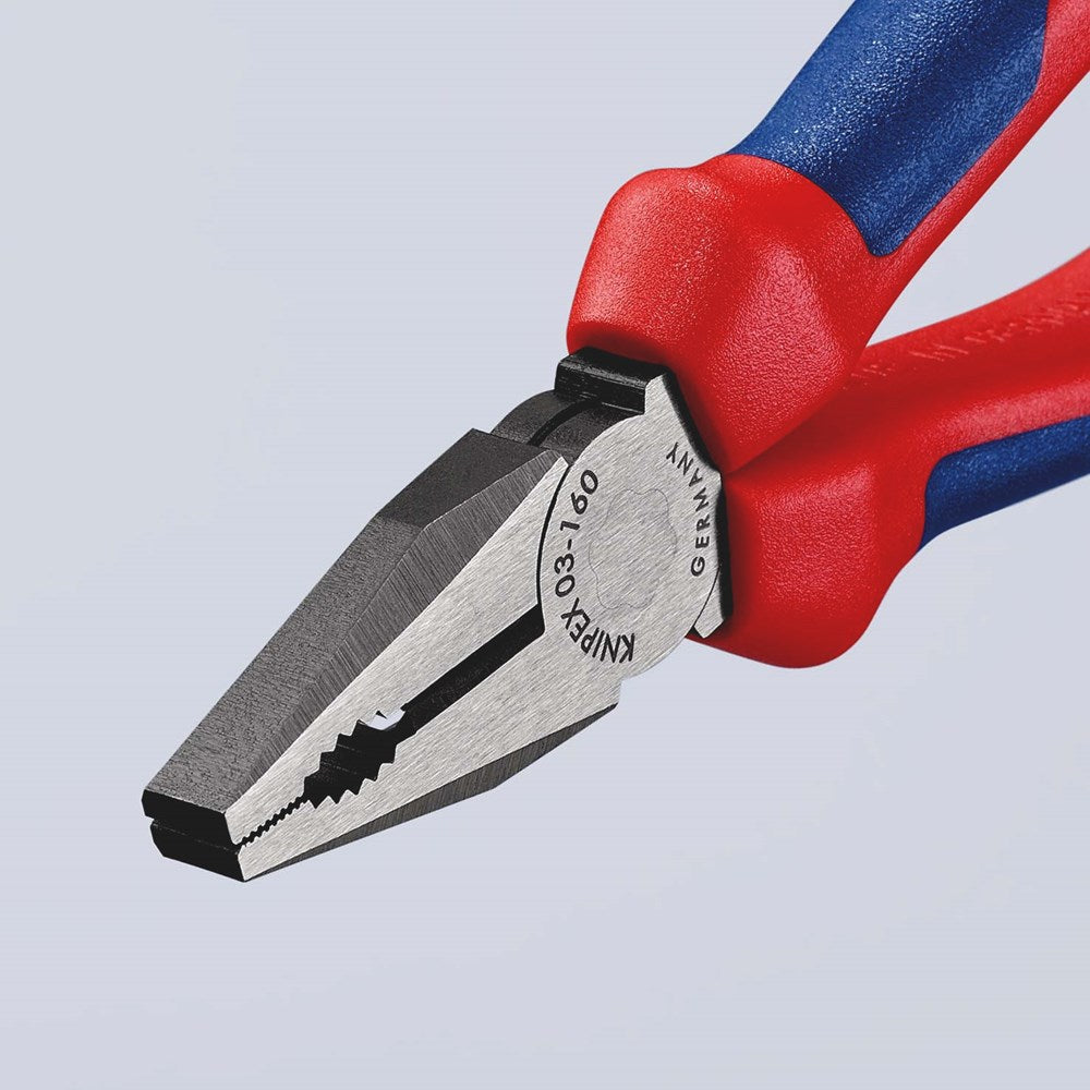 KNIPEX 03 02 160 Kombitang met meer-componentengrepen zwart geatramenteerd 160 mm-7