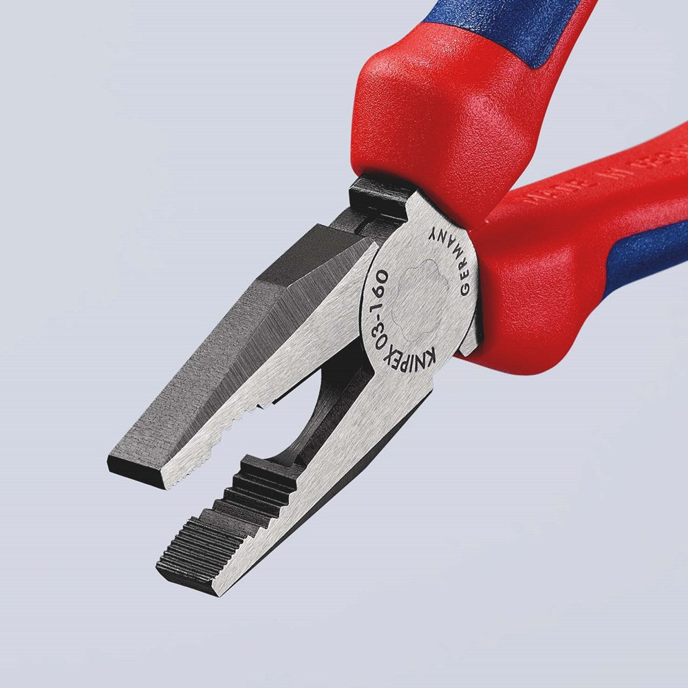 KNIPEX 03 02 160 Kombitang met meer-componentengrepen zwart geatramenteerd 160 mm-8