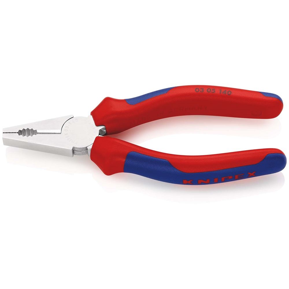 KNIPEX 03 05 140 Kombitang met meer-componentengrepen verchroomd 140 mm-0