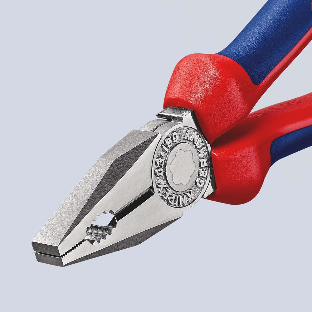 KNIPEX 03 05 180 Kombitang met meer-componentengrepen verchroomd 180 mm-8