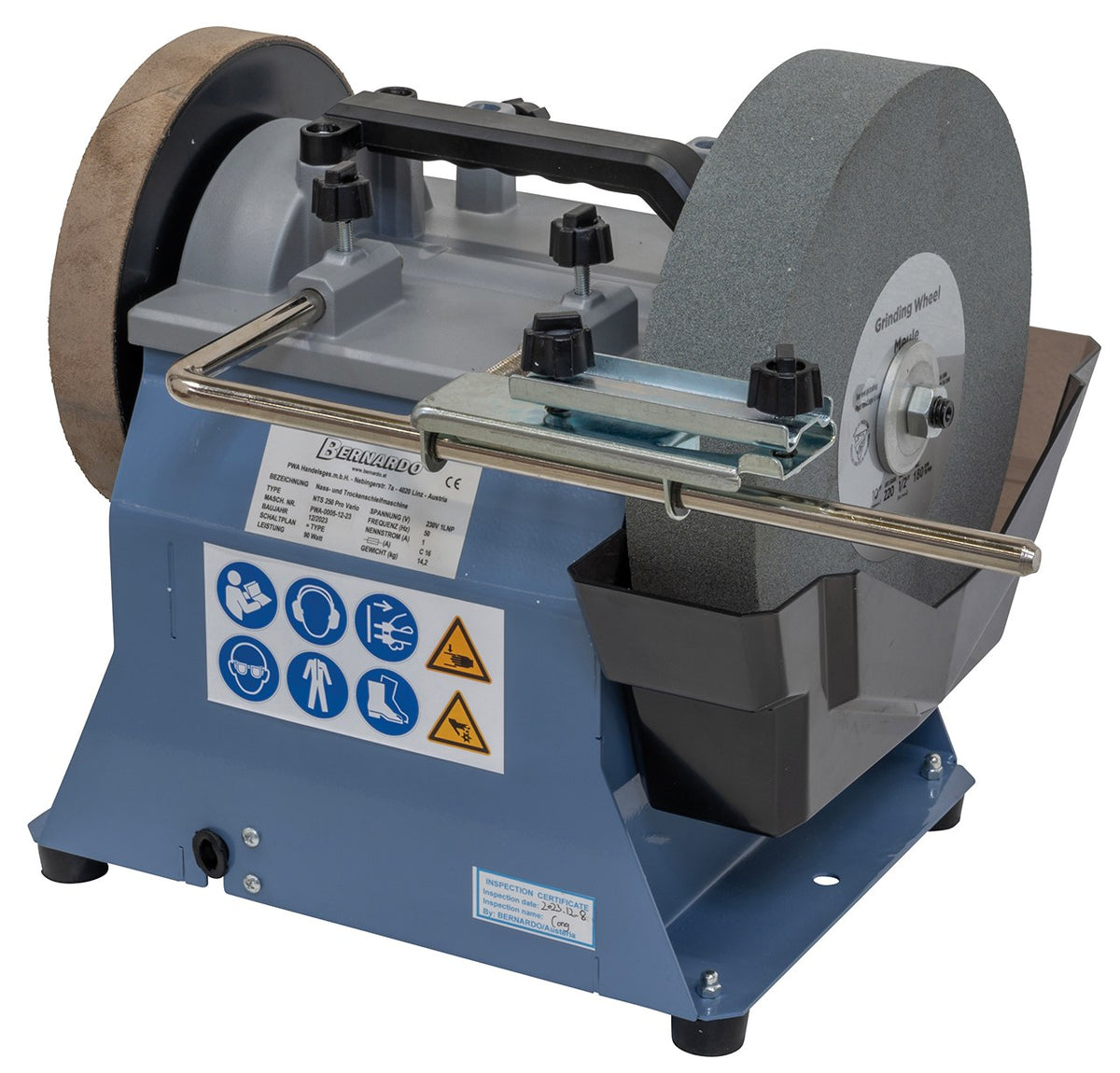 Bernardo Natdroog slijpmachine NTS 250 Pro Vario - afbeelding 2