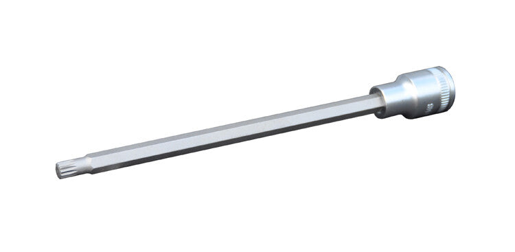 1/2" Dop M12 veeltand/spline, 200mm