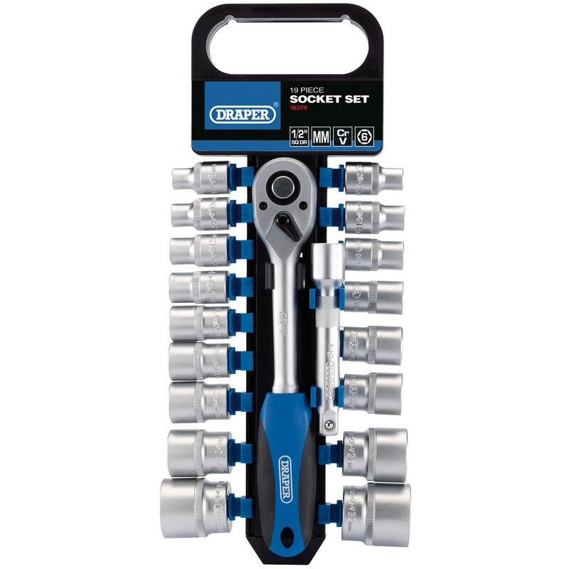 1/2" Doppenset, 19-delige