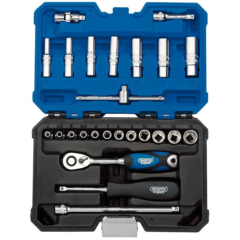 1/4" Doppenset, 25dlg