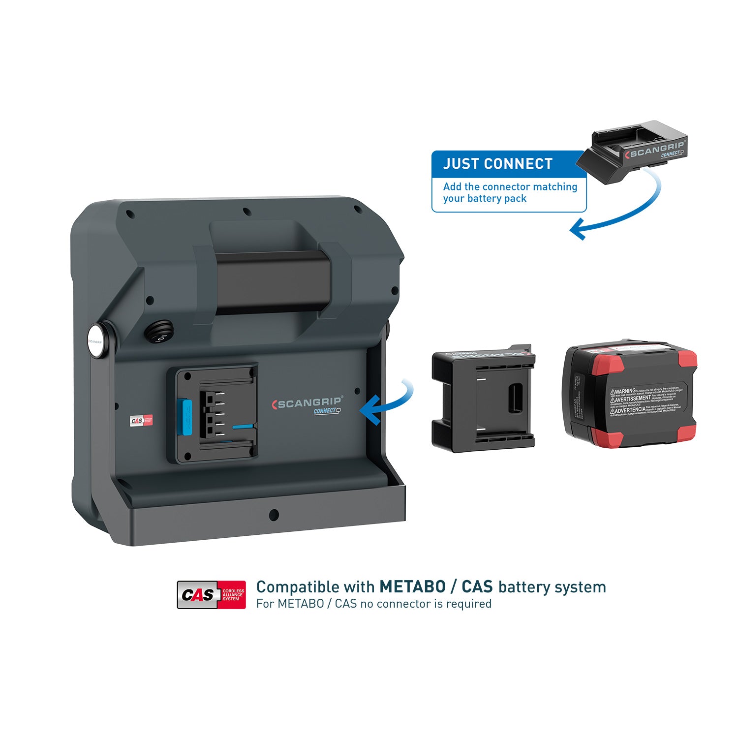 Scangrip Bouwlamp Vega 2 Connect 2000lm