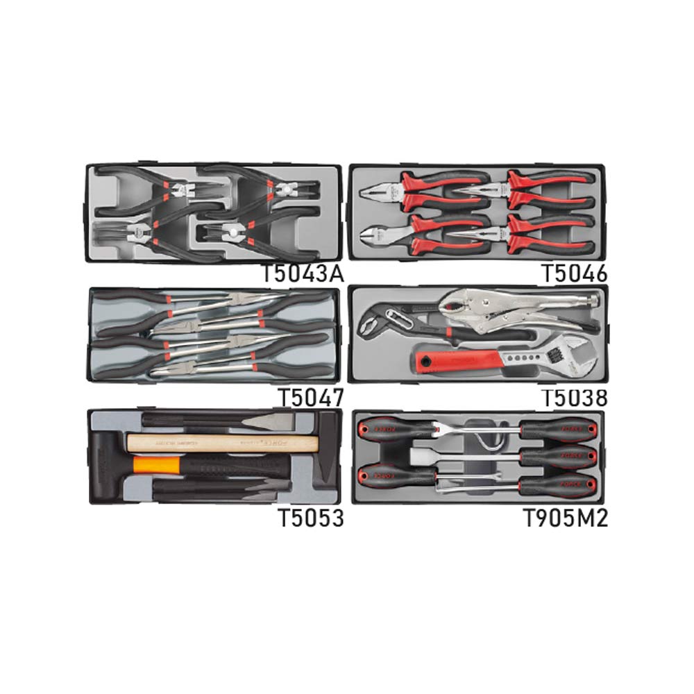 Rode Jumbo Gereedschapswagen 8-lades met 365-delig gereedschap