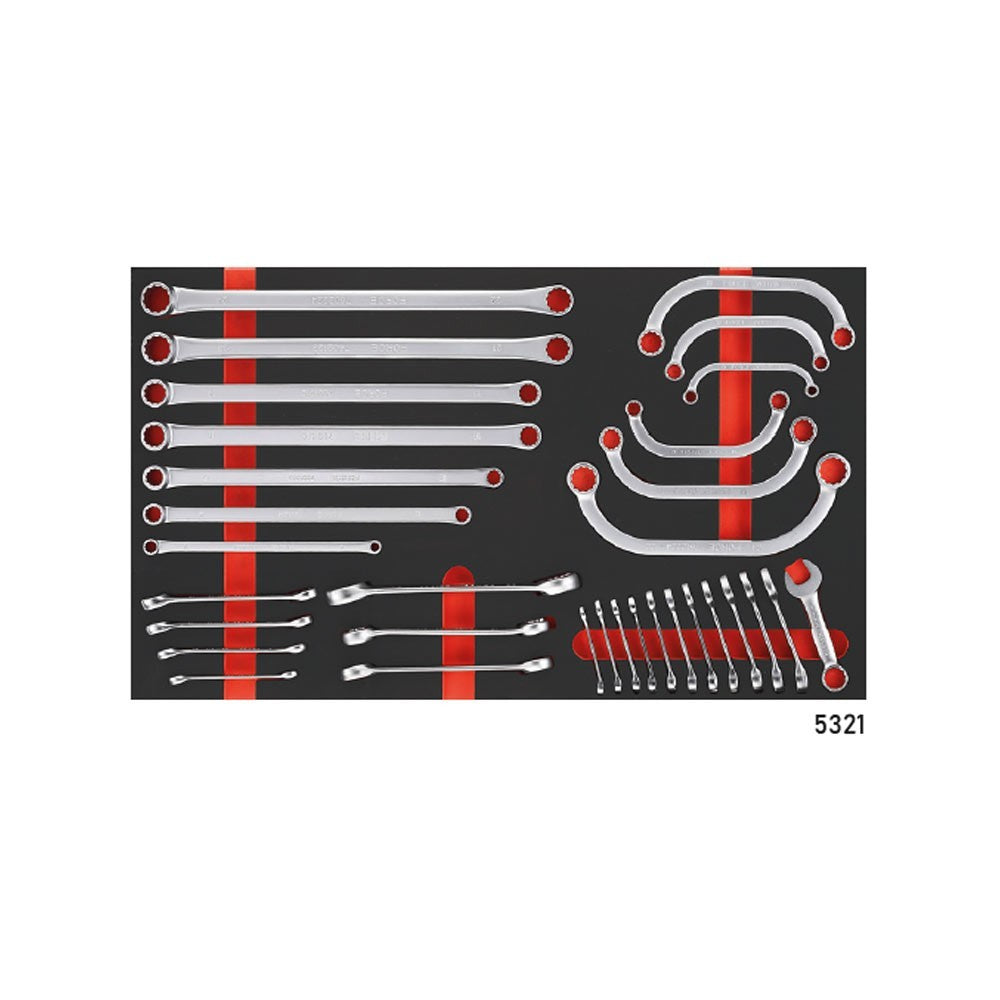 Rode Jumbo Gereedschapswagen 8-lades met 531-delig gereedschap (EVA)-5