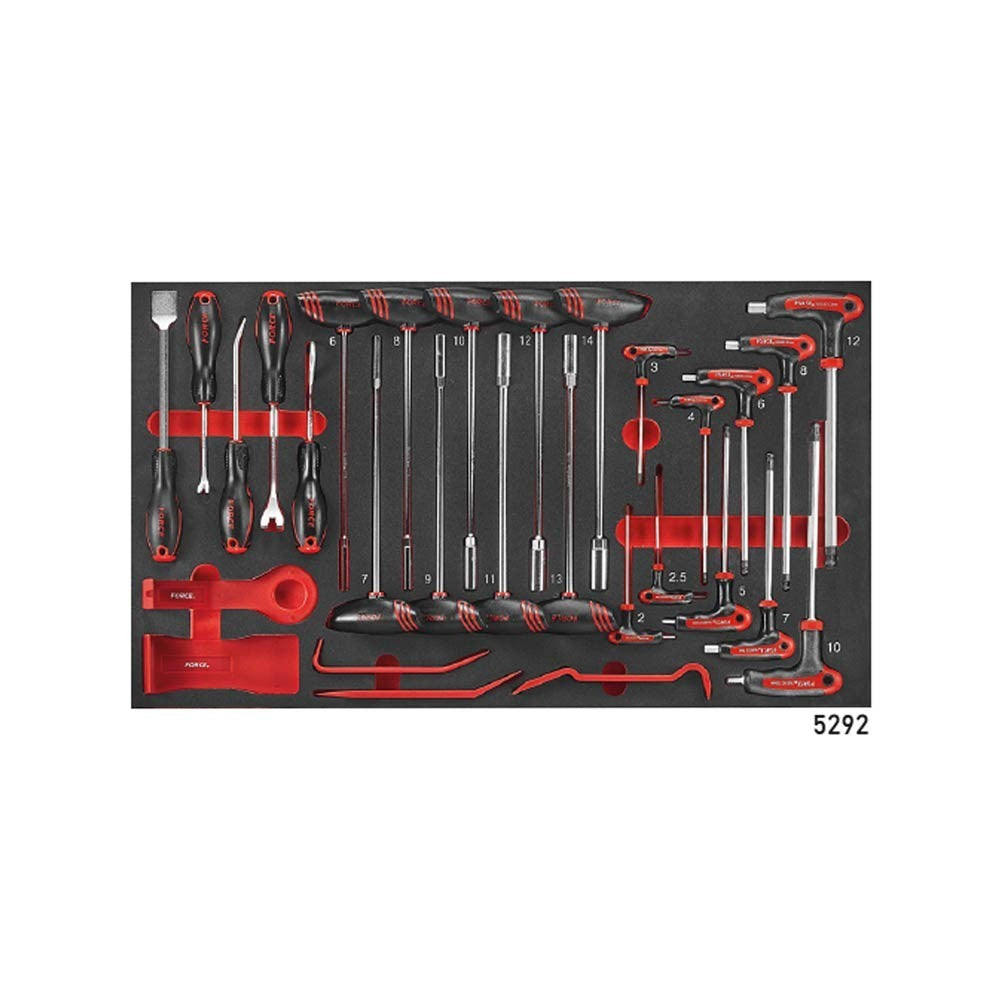 Rode Jumbo Gereedschapswagen 8-lades met 531-delig gereedschap (EVA)-7