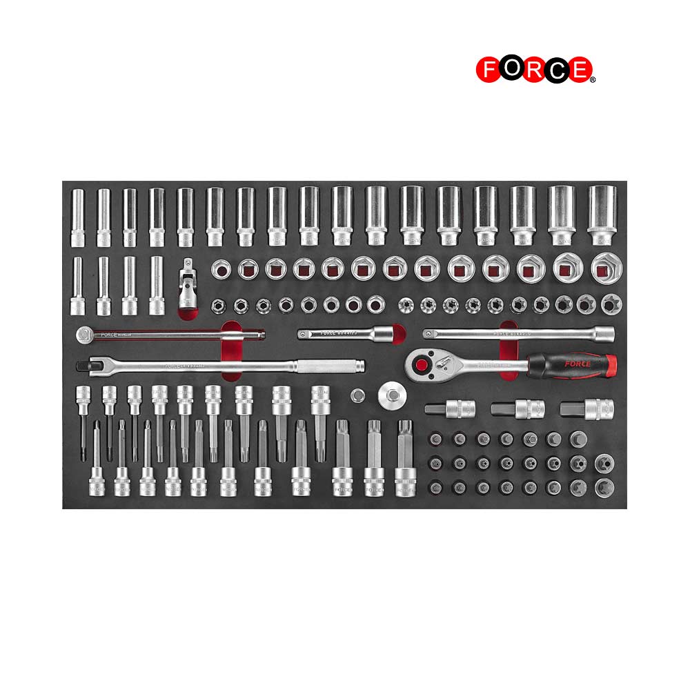 Black Edition Jumbo gereedschapswagen 8 lades met 607-delig gereedschap