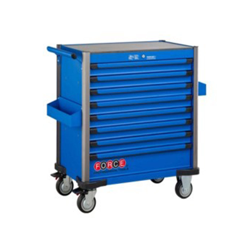 Blauwe Jumbo Gereedschapswagen 8-lades met 531-delig gereedschap (EVA)