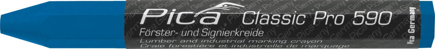 Pica Classic 590/41 Markeerkrijt PRO blauw - 12 krijtjes