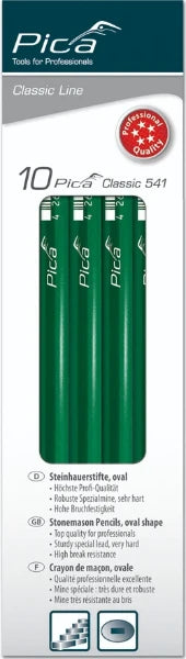 Pica Classic 541/24 Steenhouwerspotlood 10H 24 cm (10 stuks)