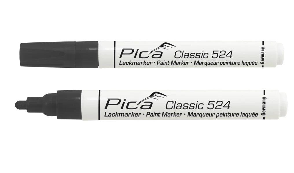 Pica Classic 524/46 Industriële Lakmarker zwart (10 stuks)