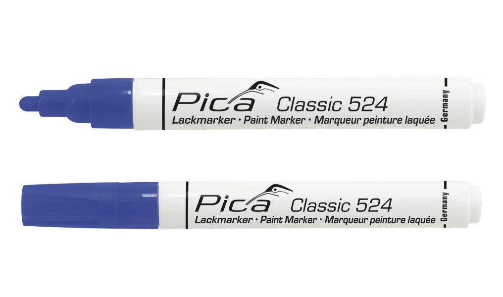 Pica Classic 524/41 Industriële Lakmarker blauw (10 stuks)