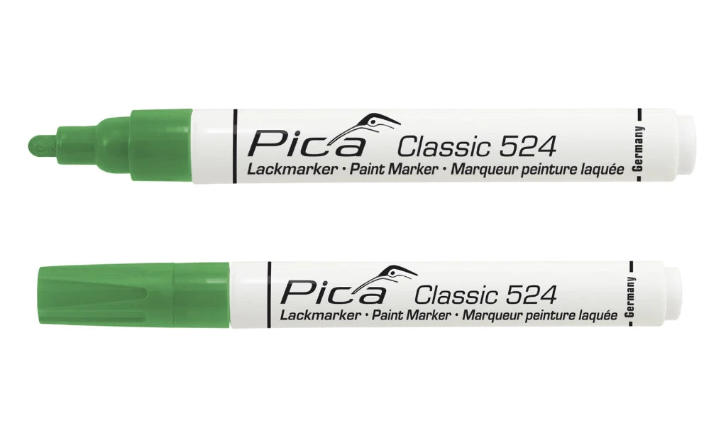 Pica Classic 524/36 Industriële Lakmarker groen (10 stuks)
