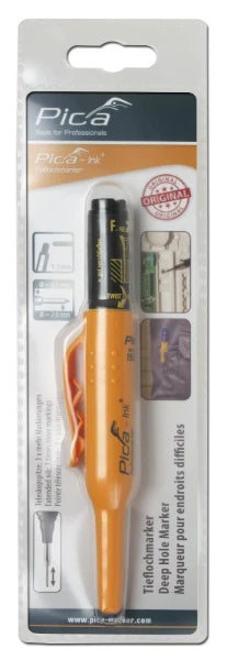 Pica Ink 150/46 Markeerstift voor diepe gaten zwart