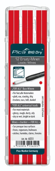 Pica BIG Dry 6031 Navulling rood