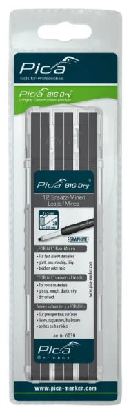 Pica BIG Dry 6030 Navulling grafiet 2B (blister)