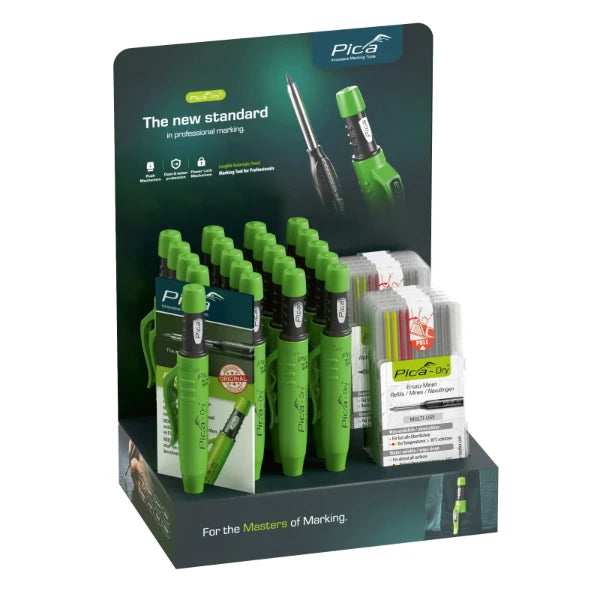 Pica Dry 3020 Markeerpotloden + Navulling multikleur (display)
