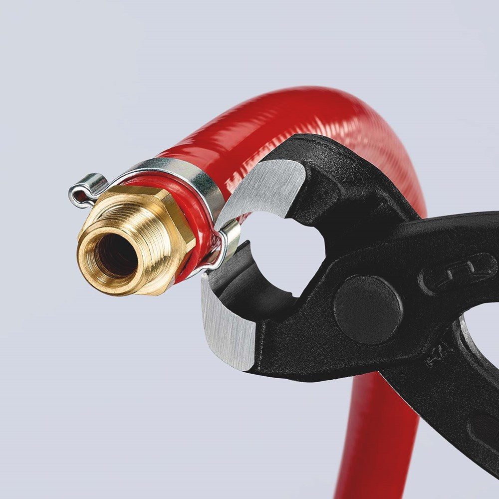 KNIPEX 10 98 I220 Oorklemtang met kunststof bekleed zwart geatramenteerd 220 mm-7