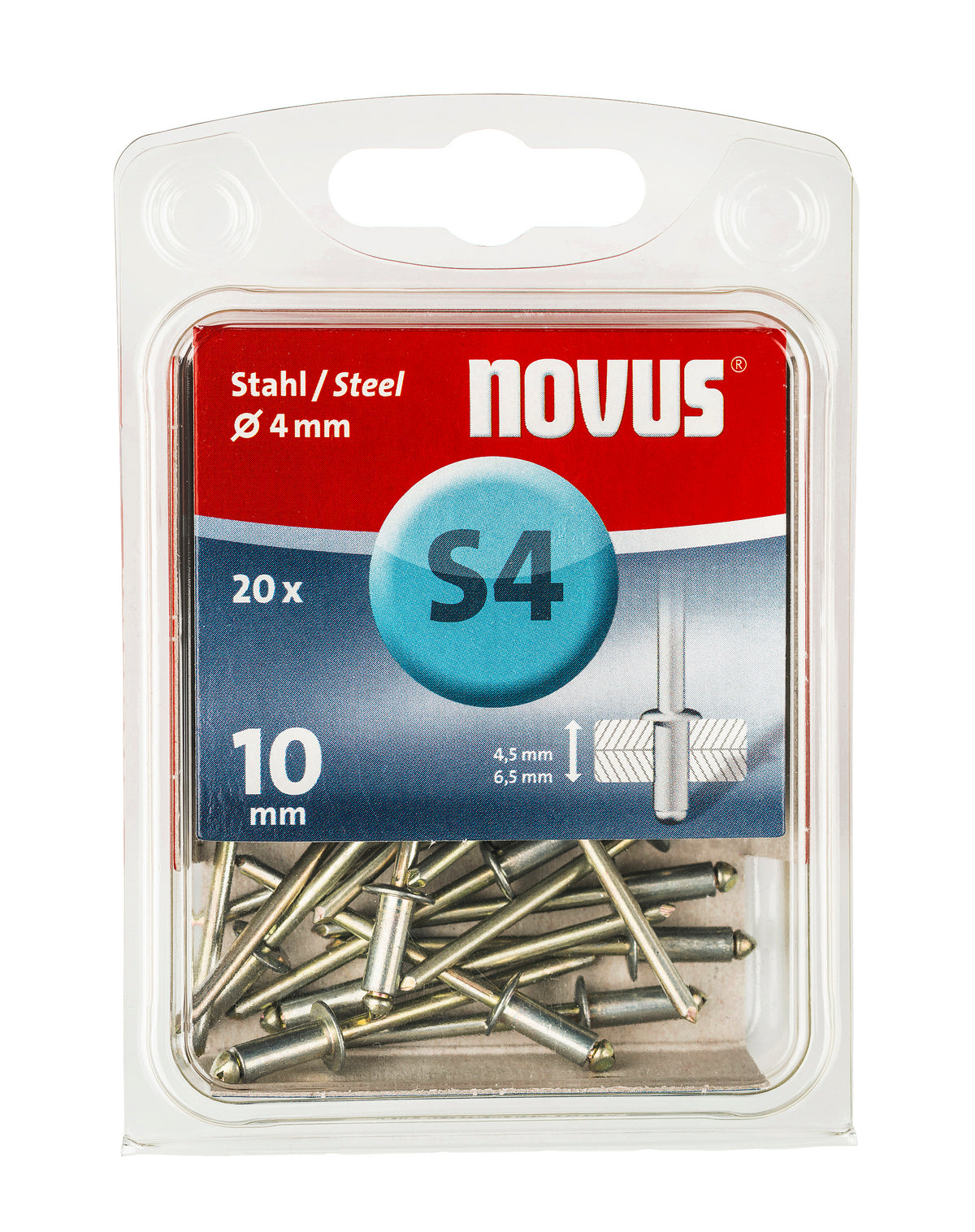 Novus blindklinkmoertang N-140