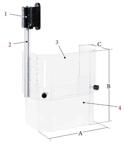 Bernardo Beschermkap klein met microswitch