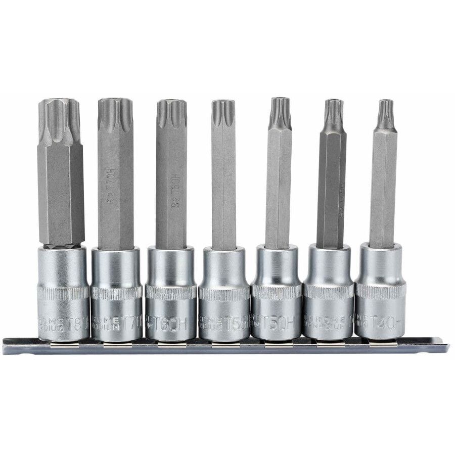 1/2" Doppenrail resi torx lang, 7dlgDraper ToolsMZS Gereedschap