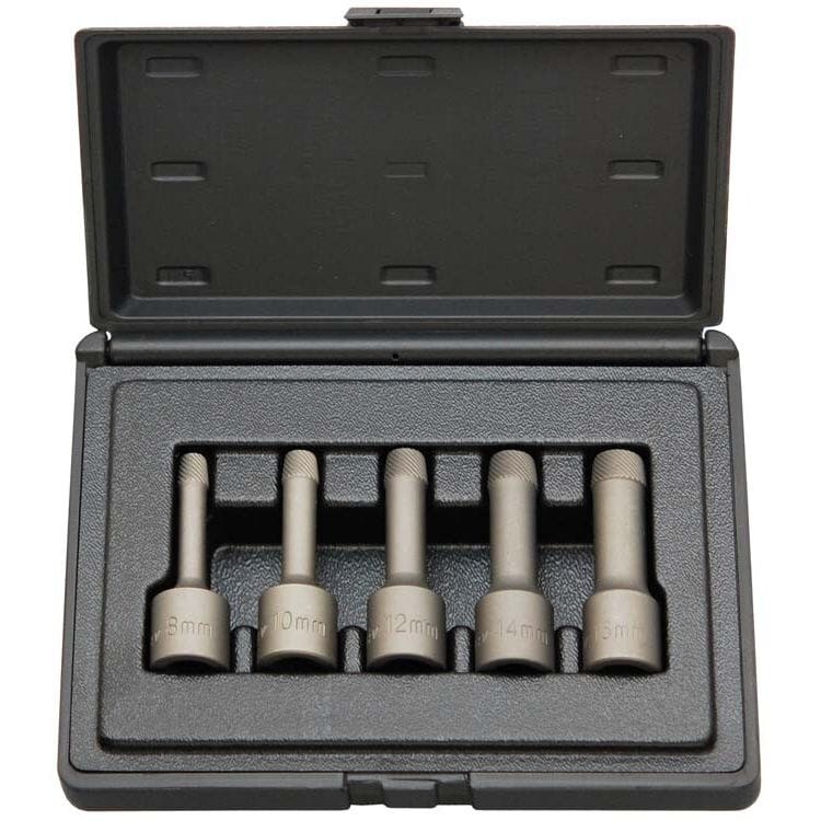 1/2" Spiraal doppenset, 5dlg, ext.Steiner AirtoolsMZS Gereedschap