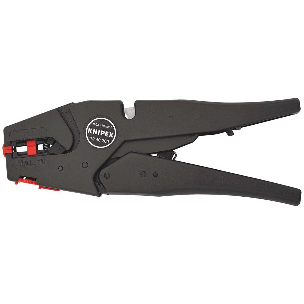 KNIPEX 12 40 200 Zelfinstellende afstriptang 200 mm-0