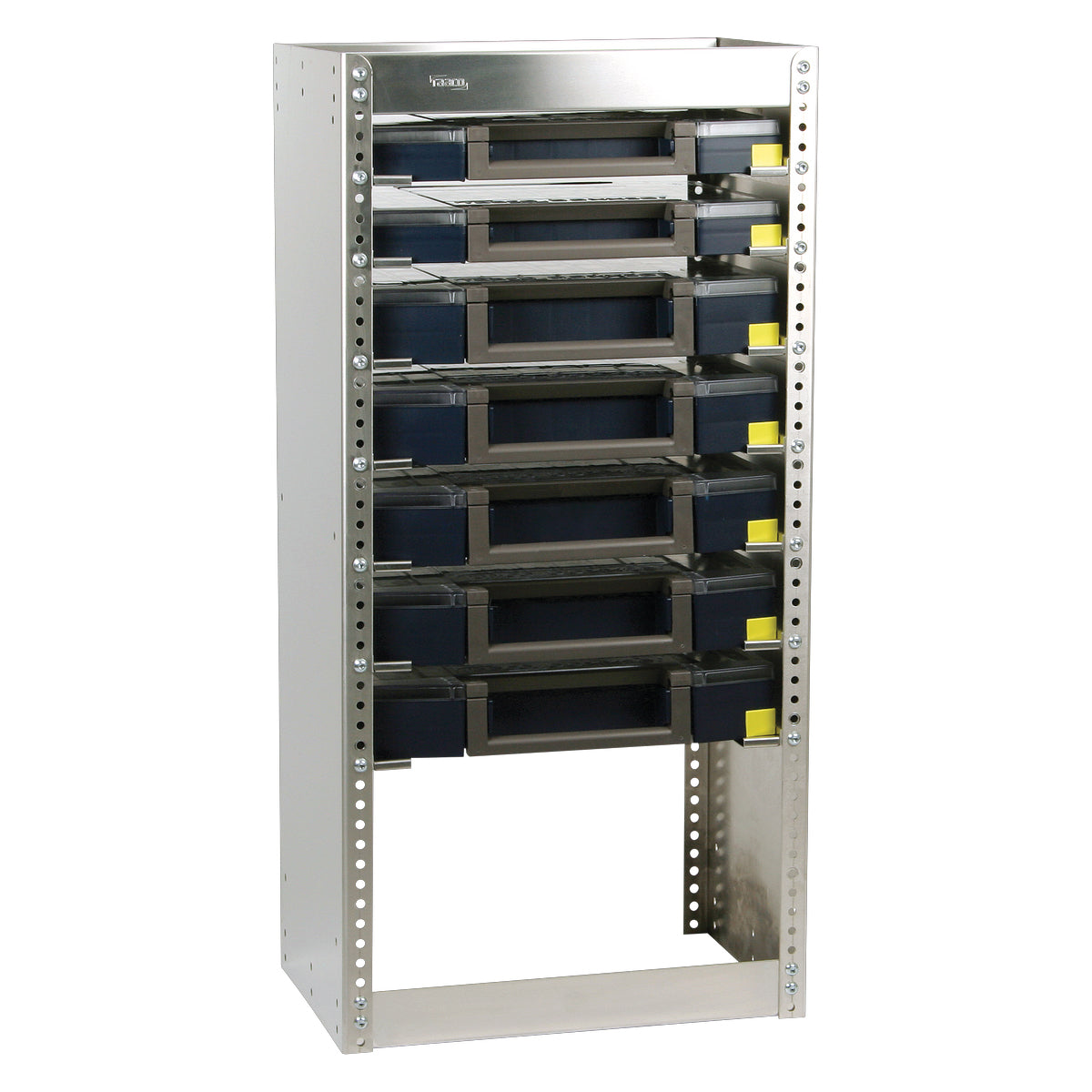 Raaco S217 Aluminium opbergrek - met 7 Boxxser assortimentsdozen