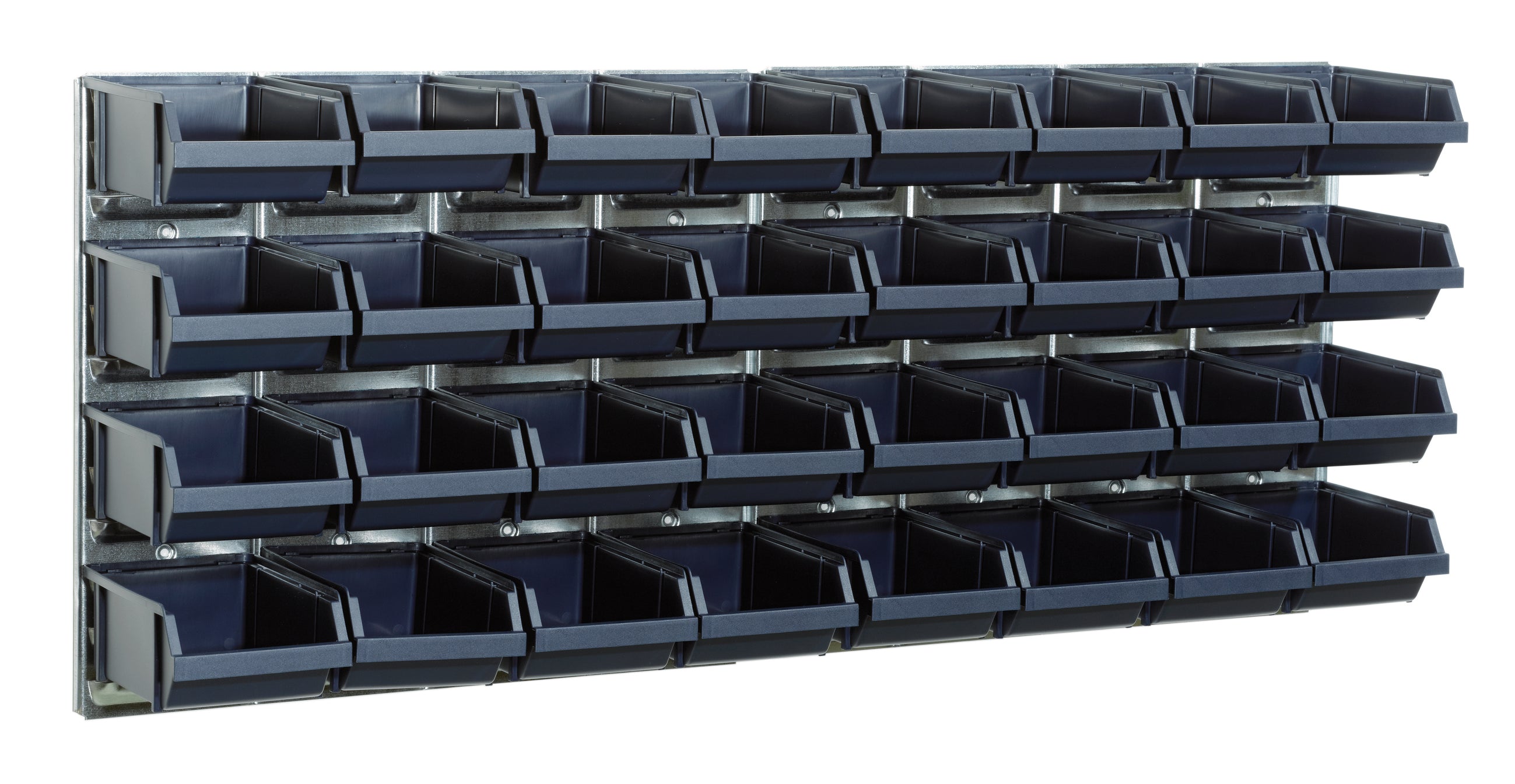 Raaco Wandpanelen voor magazijnbakken - met 32 bakjes