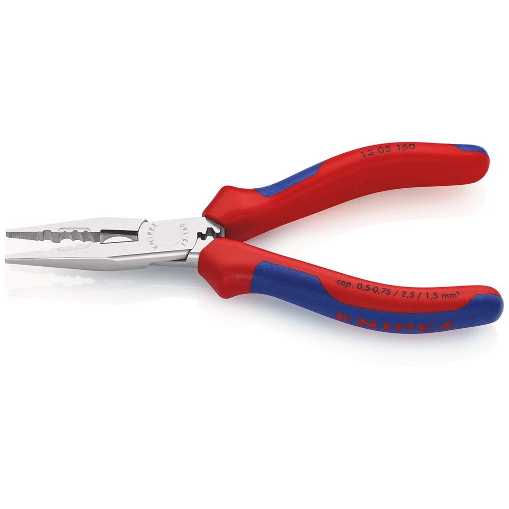 KNIPEX 13 05 160 Bedradingstang met meer-componentengrepen verchroomd 160 mm-2