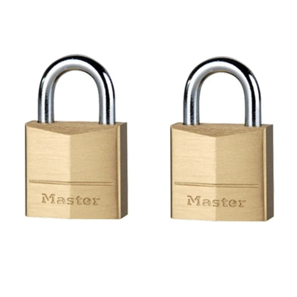 MasterLock Hangslot 20mm massief koper - beugellengte 11mm (2 stuks)
