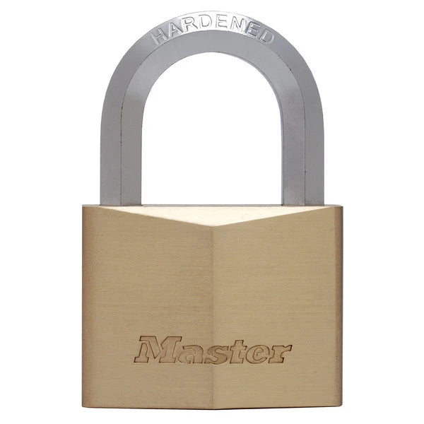 MasterLock Hangslot 60mm goud - 6-kant beugel 35mm